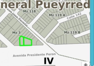 Terreno en Batan, zona en franco crecimiento.